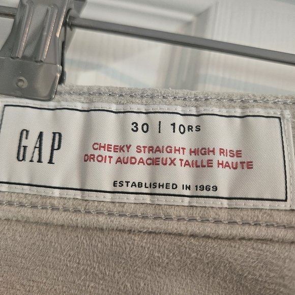 GAP Silver Straight Leg Pants - Picture 6 of 8